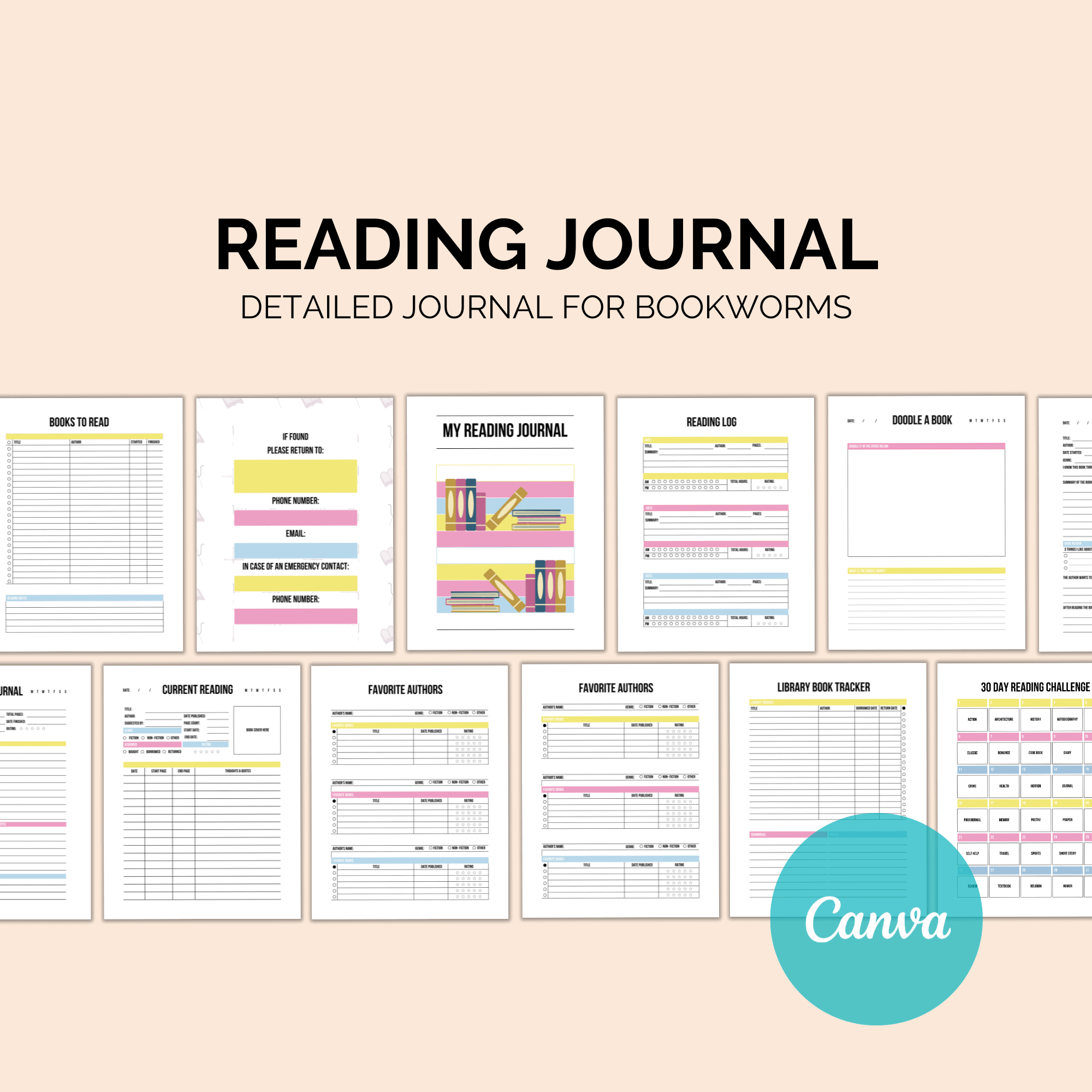 Free Printable Reading Trackers, Book Review Templates for Bookworms  Reading  journal printable, Book review template, Book reading journal