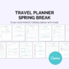 Travel Planner Spring Break